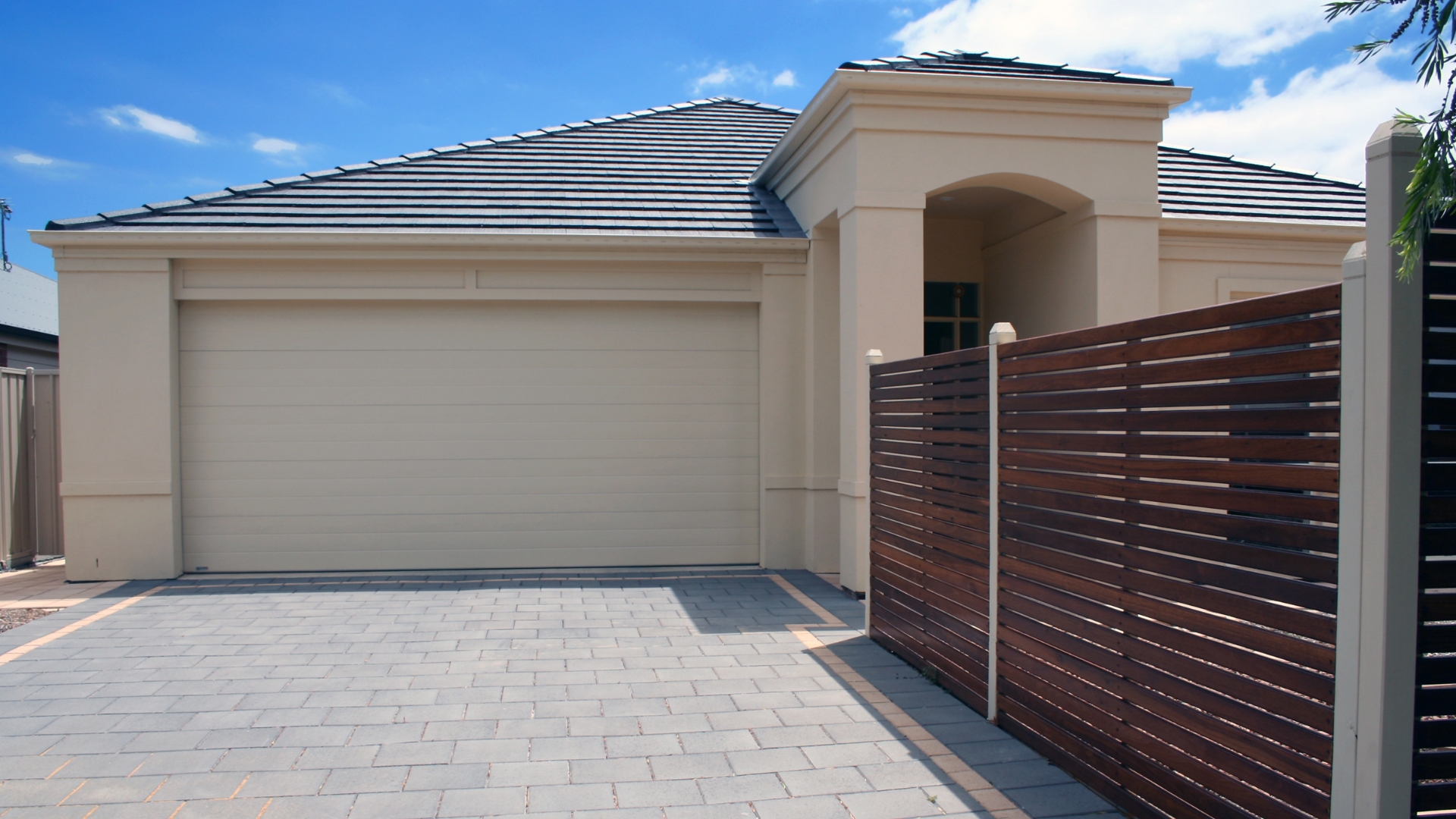 Two-car garage door size