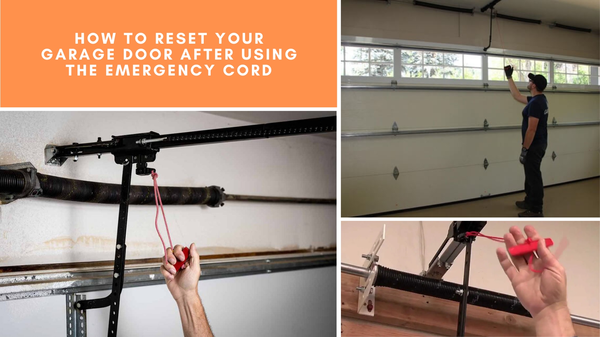 How to Reset Your Garage Door After Using the Emergency Cord